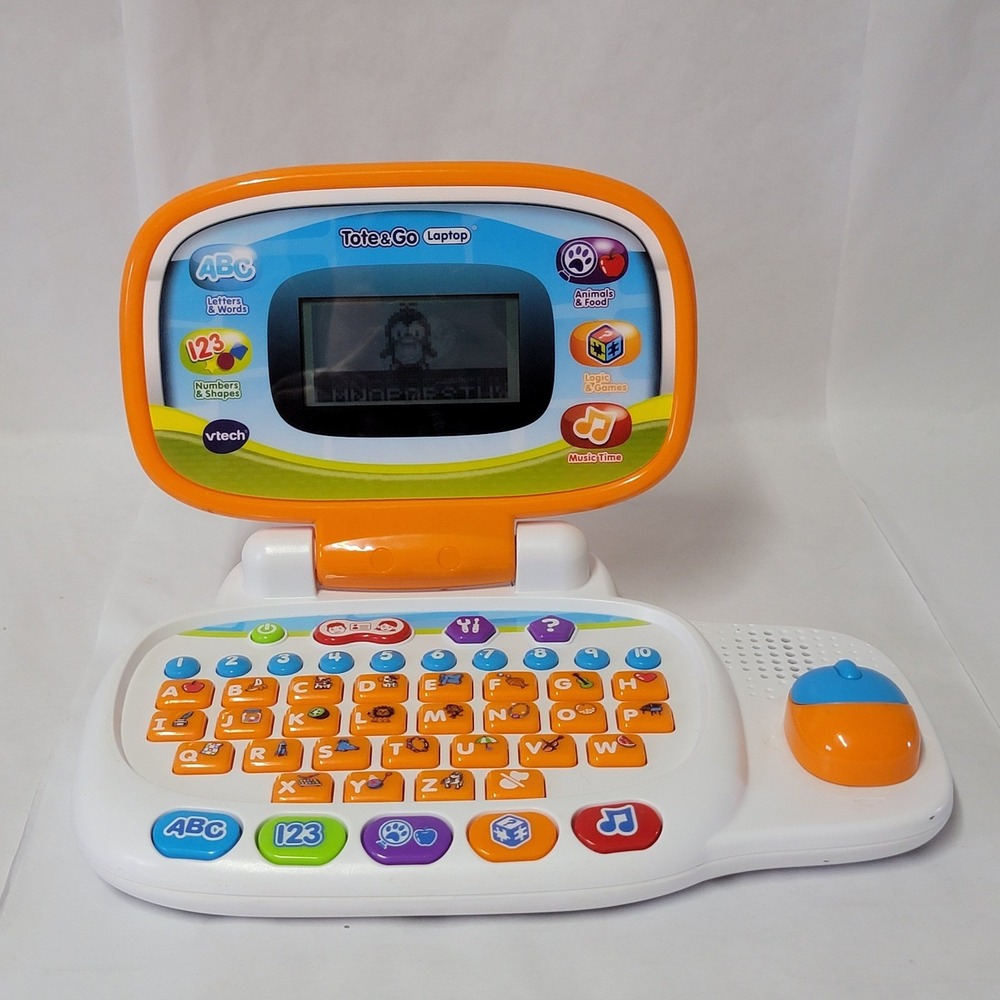 VTech Totes Go Laptop‎ Learning Toy ABC Numbers Animals Music Mouse